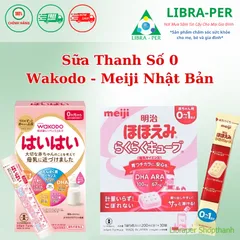 Sữa Thanh Meiji & Wakodo Số 0 Nhật Bản – Dinh Dưỡng Cho Bé Sơ Sinh, Tiện Lợi Khi Pha, Chuẩn Nội Địa 803987