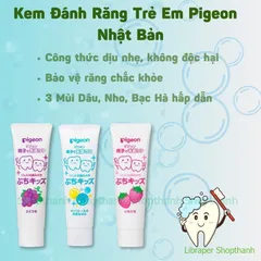 Kem Đánh Răng Trẻ Em Nhật Bản 150g | Cho Bé Từ 18 Tháng, Hương Trái Cây Dễ Chịu, Dịu Nhẹ An Toàn 803996