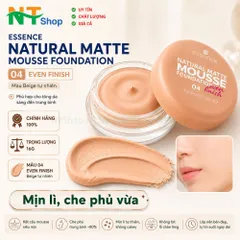 Phấn Tươi Essence natural matte mousse foundation 16g lớp nền mịn lì, kiềm dầu trang điểm hàng ngày