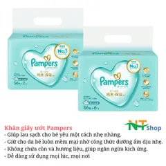 Khăn Giấy Ướt Pampers Nhật Bản