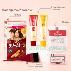 Nhuộm Tóc Bigen Phủ Bạc Nội Địa Nhật Hiệu Quả Cao - Dạng Kem, Dễ Sử Dụng Không Nhỏ Giọt, Màu Bền Đẹp