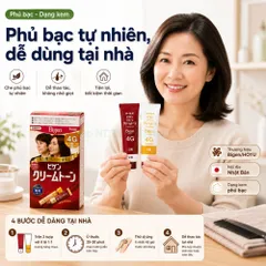 Nhuộm Tóc Bigen Phủ Bạc Nội Địa Nhật Hiệu Quả Cao - Dạng Kem, Dễ Sử Dụng Không Nhỏ Giọt, Màu Bền Đẹp