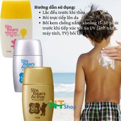 Kem chống nắng OMI - Sun Bears Active Protect Milk Sunscreen SPF 50+ PA++++
