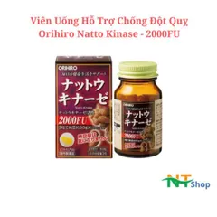 Viên Uống Hỗ Trợ Giảm Nguy Cơ Đột Quỵ Orihiro Natto Kinase Nhật Bản