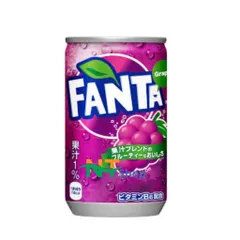 Nước Ngọt Fanta Nhật Bản Vị Nho, Vị Đào Và Vị Cam, Lon 160ml và 300ml, Giải Khát Cho Gia ĐÌnh