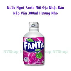 Nước Ngọt Fanta Nhật Bản Vị Nho, Vị Đào Và Vị Cam, Lon 160ml và 300ml, Giải Khát Cho Gia ĐÌnh