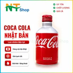 Coca Cola Nhật Bản Nội Địa Lon Nhôm/Nắp Vặn 350–500ml – Nước Ngọt Có Ga Vị Nguyên Bản, Hàng Nhật