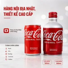 Coca Cola Nhật Bản Nội Địa Lon Nhôm/Nắp Vặn 350–500ml – Nước Ngọt Có Ga Vị Nguyên Bản, Hàng Nhật