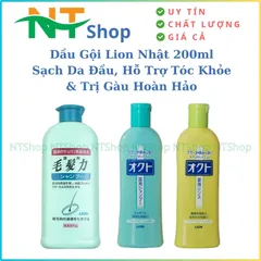 Dầu gội đầu Giảm Gàu, Mọc Tóc Lion Nhật Bản - Sach Gàu, Tóc Khỏe, Không Khô Cứng, Mùi Hương Dễ Chịu
