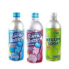 Combo Nước Soda Sangaria Lon 500ml Nội Địa Nhật - Hương Vị Tự Nhiên Thanh Mát, Ga Vừa Phải