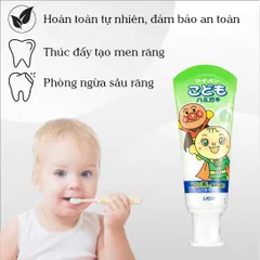 Kem Đánh Răng Lion Hương Dưa Lưới  Dành Cho Bé- Nhật Bản