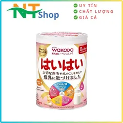 [HCM} Sữa Wakodo Nội Địa Nhật Bản Lon Số 0 và Lon Số 9