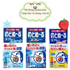 Xịt Họng Kobayashi 15ml Nhật Bản – Chai Xịt Nhỏ Gọn Hỗ Trợ Giảm Khó Chịu, Phù Hợp Dùng Khi Đi Làm, Du Lịch