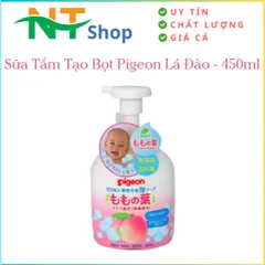 {Hàng Chính Hãng} Sữa Tắm Tạo Bọt Pigeon Đào 450ml - Sản Phẩm Bảo Vệ Sức Khỏe Cho Bé {NT Shop}