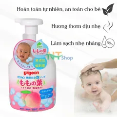 {Hàng Chính Hãng} Sữa Tắm Tạo Bọt Pigeon Đào 450ml - Sản Phẩm Bảo Vệ Sức Khỏe Cho Bé {NT Shop}