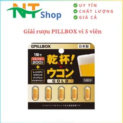 Viên Uống Giải Rượu Pillbox Gold Vỉ 5 Viên
