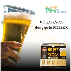 Viên Uống Giải Rượu Pillbox Gold Vỉ 5 Viên