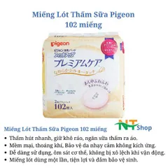 {Chính Hãng} Miếng Lót Thấm Sữa Nhật Bản 102 Miếng