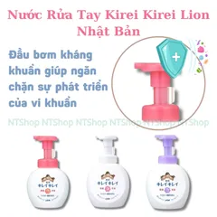 Nước Rửa Tay Tạo Bọt Kirei Kirei Lion Nhật Bản, Hương Dịu Nhẹ Làm Sạch 99% Vi Khuẩn, Giữ Da Mềm Mại