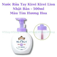 Nước Rửa Tay Tạo Bọt Kirei Kirei Lion Nhật Bản, Hương Dịu Nhẹ Làm Sạch 99% Vi Khuẩn, Giữ Da Mềm Mại