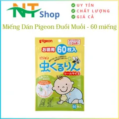 {Hàng Chính Hãng} Miếng Dán Đuỗi Muỗi Nhật Bản 60 Miếng Sản Phẩm An Toàn Cho Bé