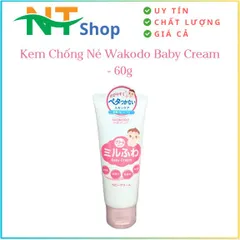 Wakodo Baby Cream 60g - Kem Dưỡng Ẩm Cho Trẻ Sơ Sinh & Em Bé - Hàng Chuẩn Nhật