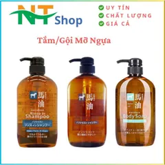 Sữa Tắm Dầu Gội Mỡ Ngựa Horse Oli Nhật Bản Bộ Đôi Dưỡng Ẩm Toàn Diện Cho Da Và Tóc Hư Tổn