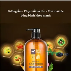 Sữa Tắm Dầu Gội Mỡ Ngựa Horse Oli Nhật Bản Bộ Đôi Dưỡng Ẩm Toàn Diện Cho Da Và Tóc Hư Tổn