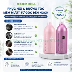 Dầu Gội Dầu Xả Phục Hồi Tóc Salon Link 1000ml Dưỡng Và Phục Hồi Tóc Mềm Mượt Mỗi Ngày