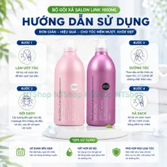 Dầu Gội Dầu Xả Phục Hồi Tóc Salon Link 1000ml Dưỡng Và Phục Hồi Tóc Mềm Mượt Mỗi Ngày