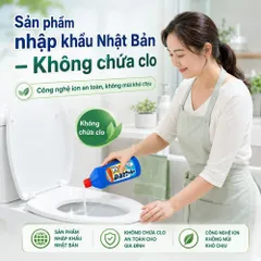 Nước tẩy rửa nhà vệ sinh, Toilet 500ml Rocket Soap Nhât Bản Làm Sạch Vết Bẩn Cứng Đầu Sàn Và Bôn Cầu