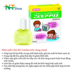 Nhỏ Mắt Cho Bé Taisho Iris Vàng 14ml