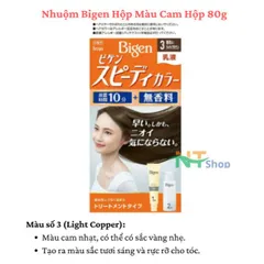 Nhuộm Bigen Màu Cam Hộp 80g