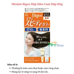 Nhuộm Tóc Bigen 6 Đen Nâu - Sản Phẩm Nhuộm Tóc Chất Lượng Cao, Giúp Tóc Bóng Mượt Tự Nhiên và Bền Màu