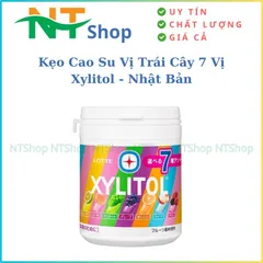 Kẹo Cao Su Xylitol Lotte Nhật Bản – 7 Vị Trái Cây Ngon Mát, Không Lo Sâu Răng