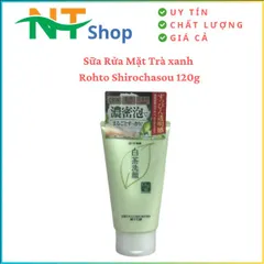 Sữa Rửa Mặt Trà Xanh Rohto Shirochasou 120g