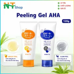 Gel Tẩy Tế Bào Chết Rosette Gommage Nhật Bản Tuýp 120gr Da Mịn, Sáng Da  Thông Thoáng Lỗ Chân Lông