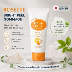 Gel Tẩy Tế Bào Chết Rosette Gommage Nhật Bản Tuýp 120gr Da Mịn, Sáng Da  Thông Thoáng Lỗ Chân Lông