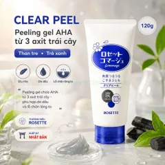 Gel Tẩy Tế Bào Chết Rosette Gommage Nhật Bản Tuýp 120gr Da Mịn, Sáng Da  Thông Thoáng Lỗ Chân Lông
