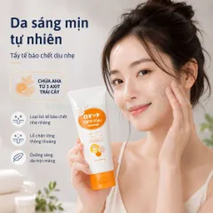 Gel Tẩy Tế Bào Chết Rosette Gommage Nhật Bản Tuýp 120gr Da Mịn, Sáng Da  Thông Thoáng Lỗ Chân Lông