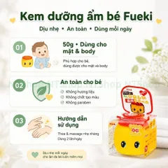 Kem Dưỡng Ẩm Cho Bé Fueki Chống Nẻ Dịu Nhẹ Cho Da Nhật Bản