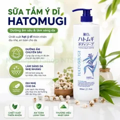 Sữa Tắm Hatomugi Chính Hãng Nhật Bản 800ml Dưỡng Ẩm Và Sáng Da Tự Nhiên Dành Cho Mọi Loại Da