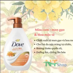 Sữa Tắm Dove Nội Địa Nhật Dưỡng Ẩmm Cho Da Khô 470ml