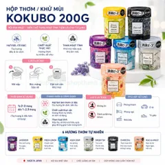 Sáp khử mùi thơm phòng Kokubo hộp 200g Nhật Bản