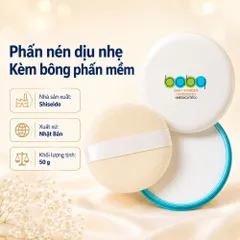 Phấn Nén Shiseido Baby Pressed Powder 50g Nội Địa Nhật -  Phấn Rôm Cho Bé - Phấn Kiềm Dầu Cho Mẹ