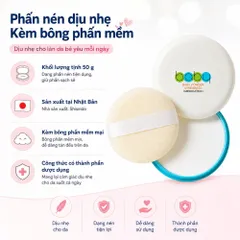 Phấn Nén Shiseido Baby Pressed Powder 50g Nội Địa Nhật -  Phấn Rôm Cho Bé - Phấn Kiềm Dầu Cho Mẹ