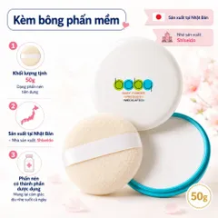Phấn Nén Shiseido Baby Pressed Powder 50g Nội Địa Nhật -  Phấn Rôm Cho Bé - Phấn Kiềm Dầu Cho Mẹ