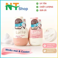 Dầu Gội - Xả Kracie Ma & Me Latte chai 490ml