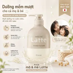 Dầu Gội - Xả Kracie Ma & Me Latte chai 490ml