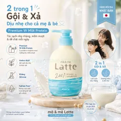 Dầu Gội - Xả Kracie Ma & Me Latte chai 490ml